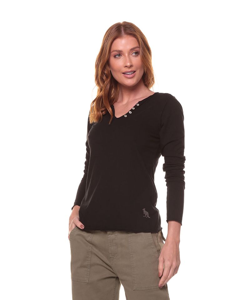 Camiseta-Manga-Longa-Arabe---Preto---Tamanho-P