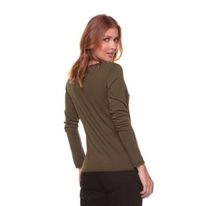 Camiseta Manga Longa Árabe - Verde Militar