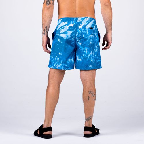 Shorts Palm Tree - Azul