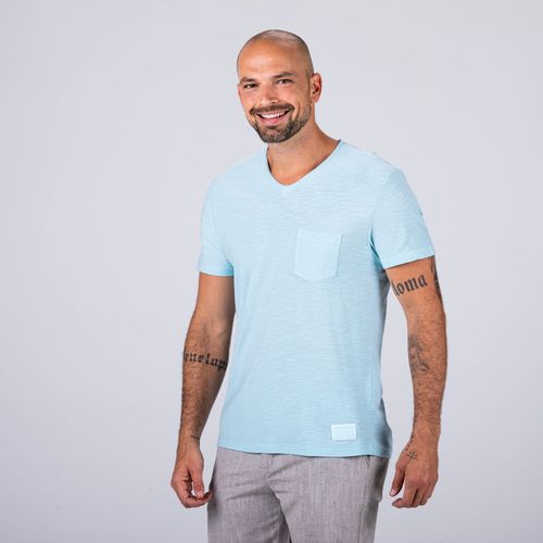 Camiseta V - Azul