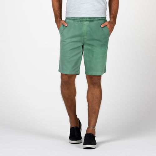 Bermuda Chino Elástico - Verde Claro