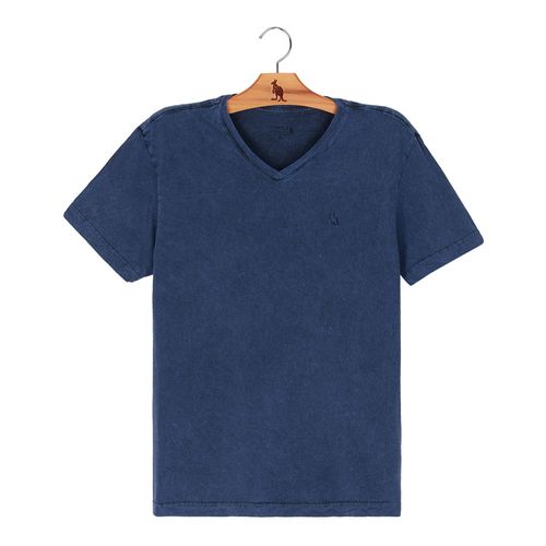 Camiseta Marmorizada Pedro - Azul Nautico