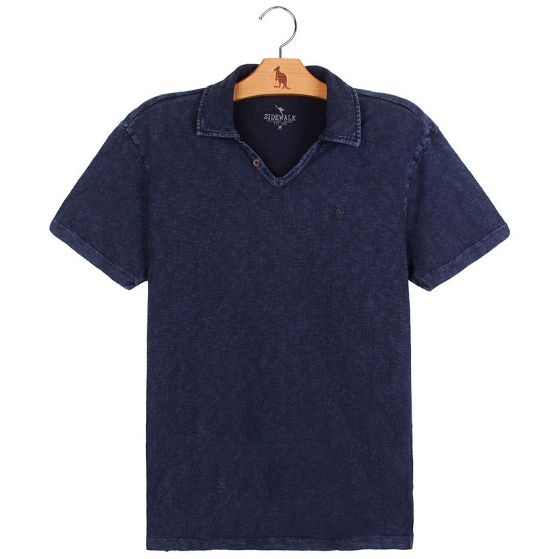 Polo-3-Botoes---Azul-Marinho