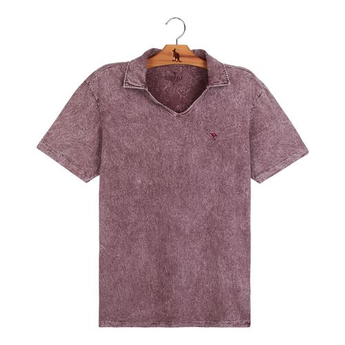 Polo 3 Botões - Vermelho