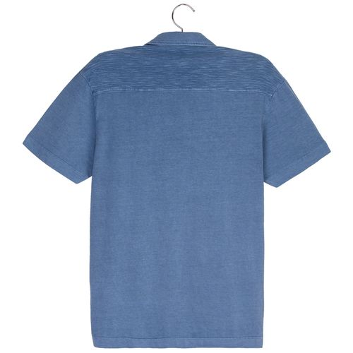 Polo M/c Malha - Azul Jeans