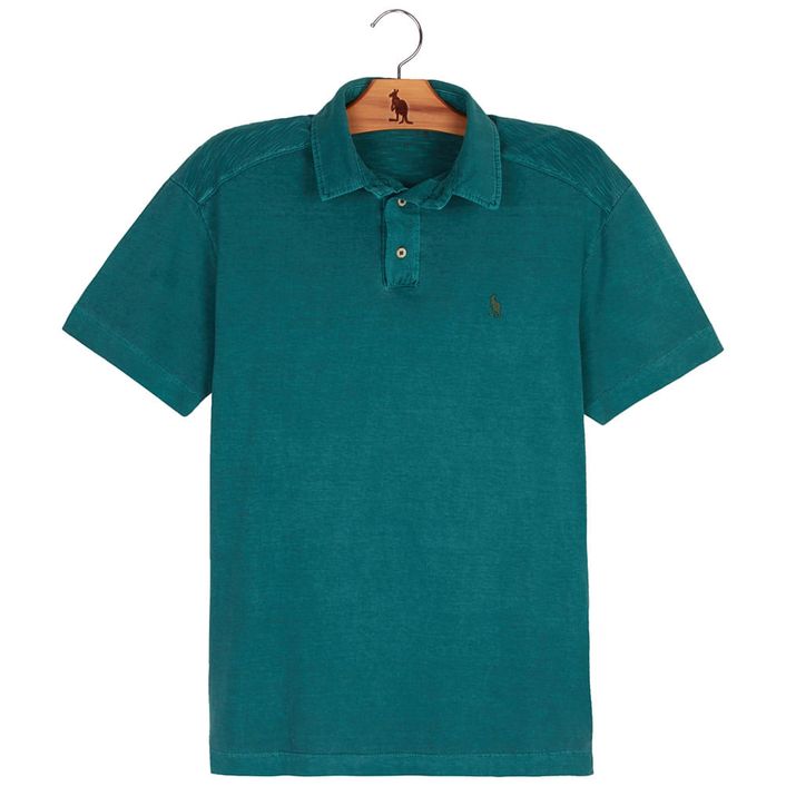 Polo M/c Malha - Verde Garrafa