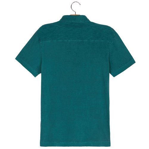 Polo M/c Malha - Verde Garrafa