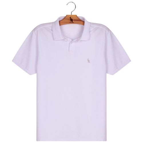 Polo Dois Relevos - Branco
