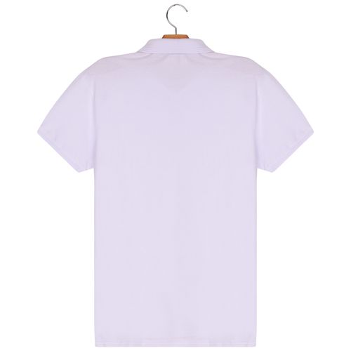 Polo Dois Relevos - Branco