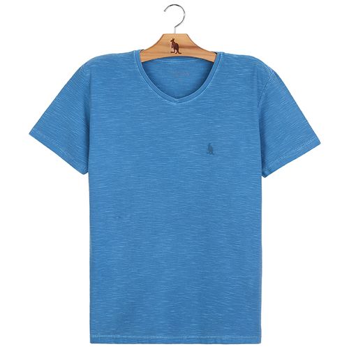 Camiseta Flame Stone - Azul Cobalto
