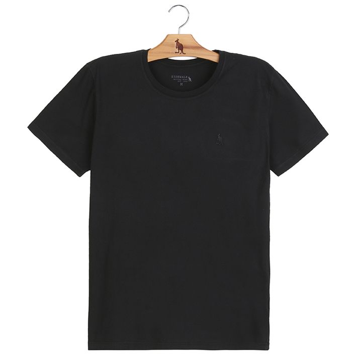 Camiseta Meia Malha Basica - Preto