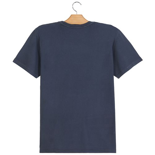 Camiseta Meia Malha Basica - Azul Marinho