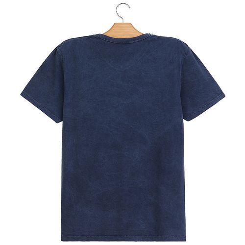 Camiseta M/c Marmorizada - Azul Marinho