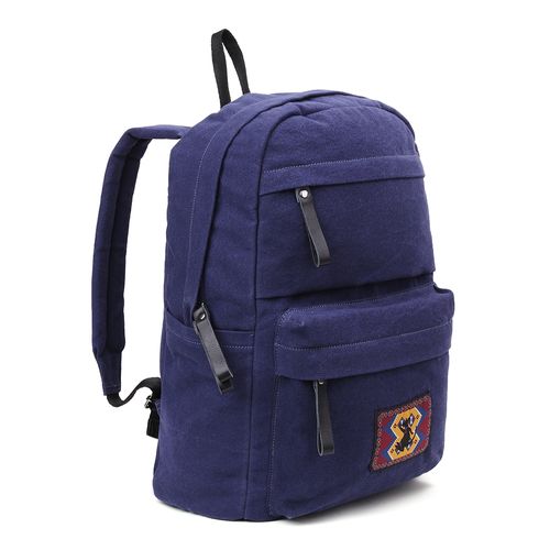 Mochila Lona Bolsos - Azul Marinho