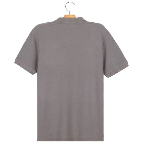 Polo Dois Relevos - Cinza Escuro