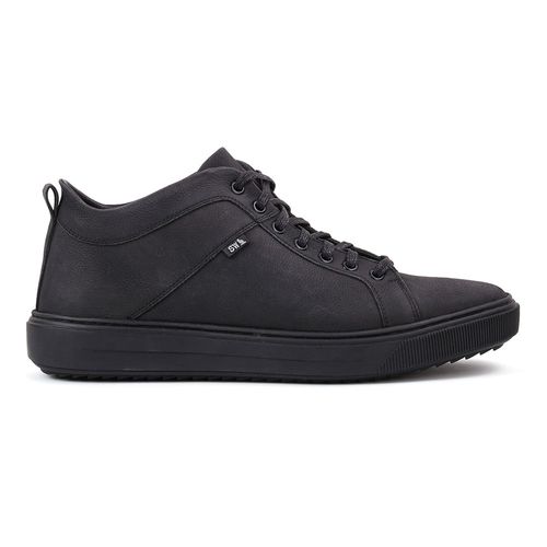 Bota Couro Genuine - Preto