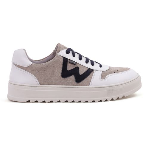 Tenis Couro Walk - Off White
