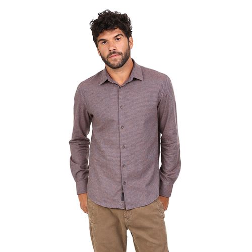 Camisa Ml Mini Xadrez - Ferrugem