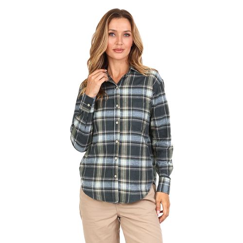 Camisa Xadrez Flanela - Verde Mata