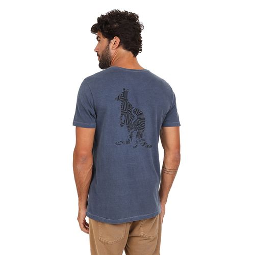 Camiseta Canguru Etnico - Azul Marinho