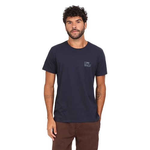 Camiseta Alg Peru Estampa - Azul Marinho