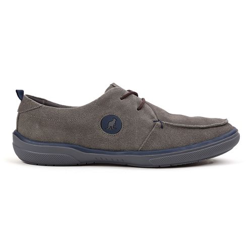 Casual Camurca Friso - Cinza