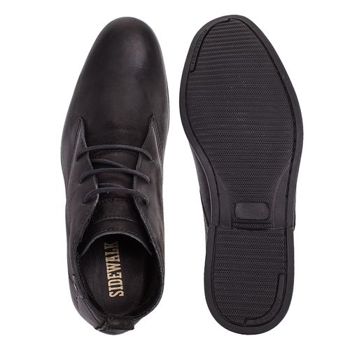 bota nobuck ilhos- Preto