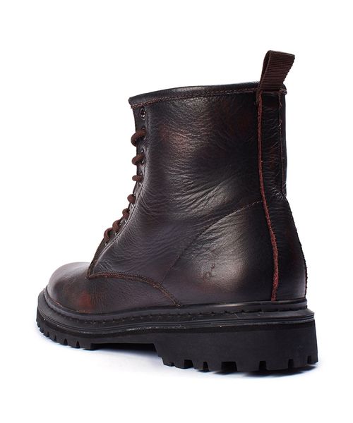 Bota Couro Salto Everest - Marrom