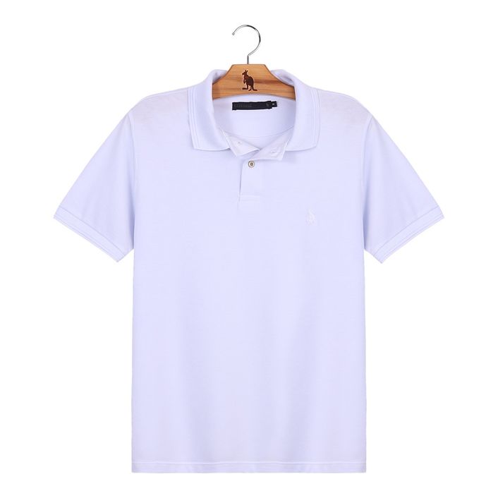 Polo Gola Friso - Branco