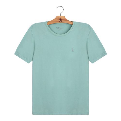 Camiseta Meia Malha Basica - Verde Menta