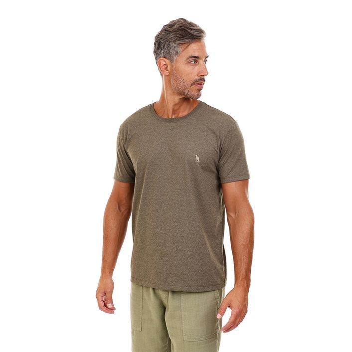 Camiseta Mescla Color - Verde Militar