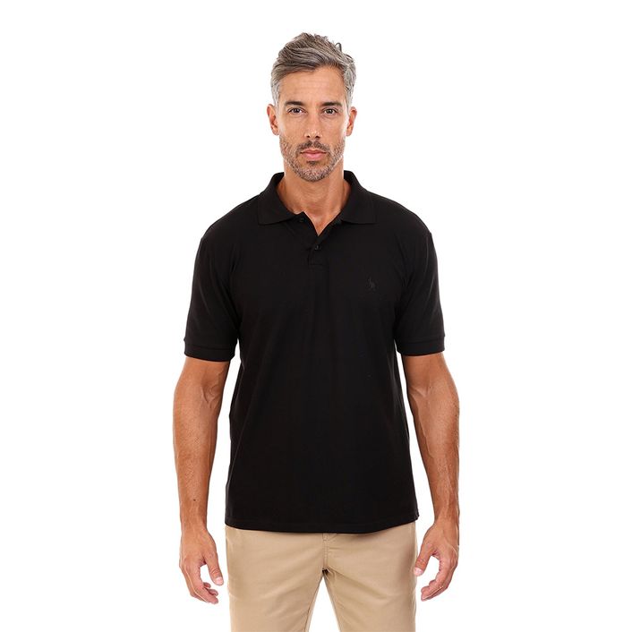 Polo Mc Piquet Pima - Preto