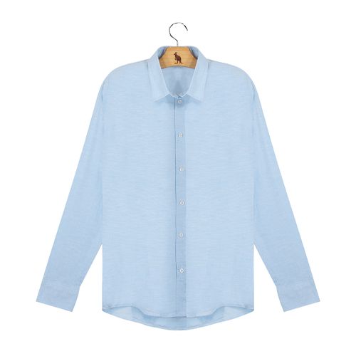 Camisa Linho - Azul Claro