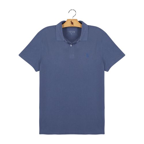 Polo Piquet Classica - Azul Jeans