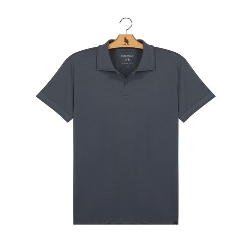 Polo Mc Piquet Pima - Chumbo