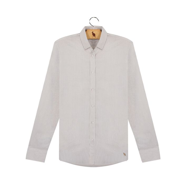 Camisa Listrada Classica - Bege