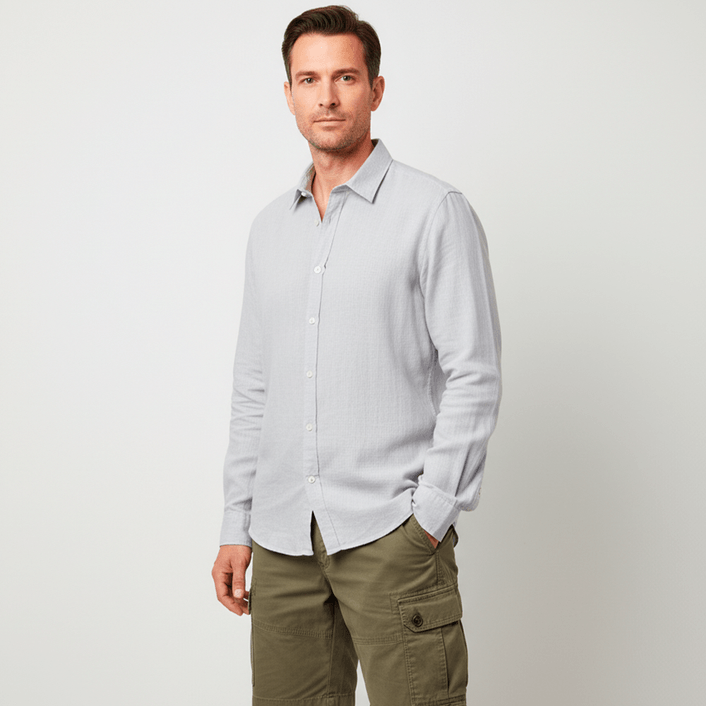 Camisa Classica - Cinza