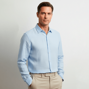 Camisa Linho - Azul Claro