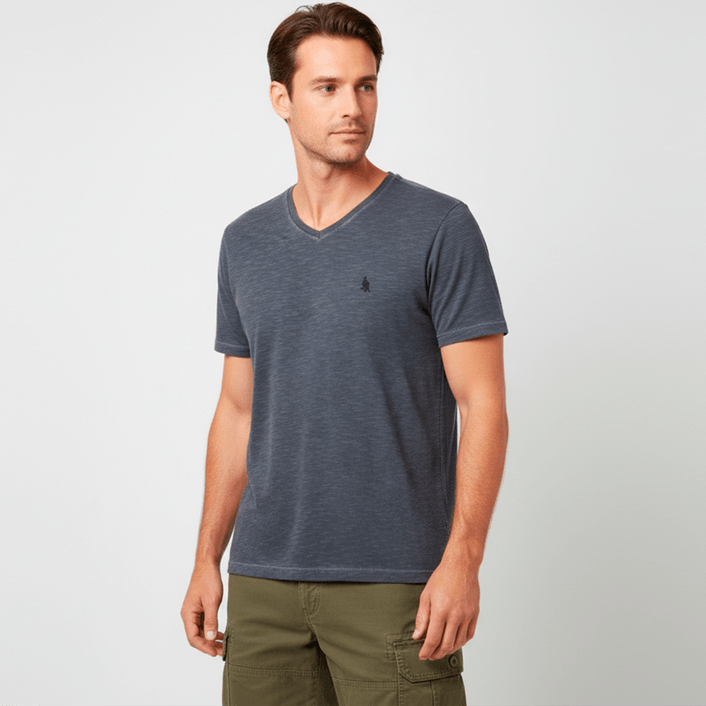 Camiseta Flame Stone - Azul Marinho