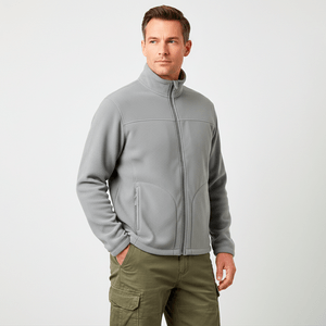 Moletom Polar Fleece - Cinza