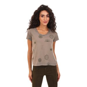 Camiseta Est Side Sol - Verde Oliva