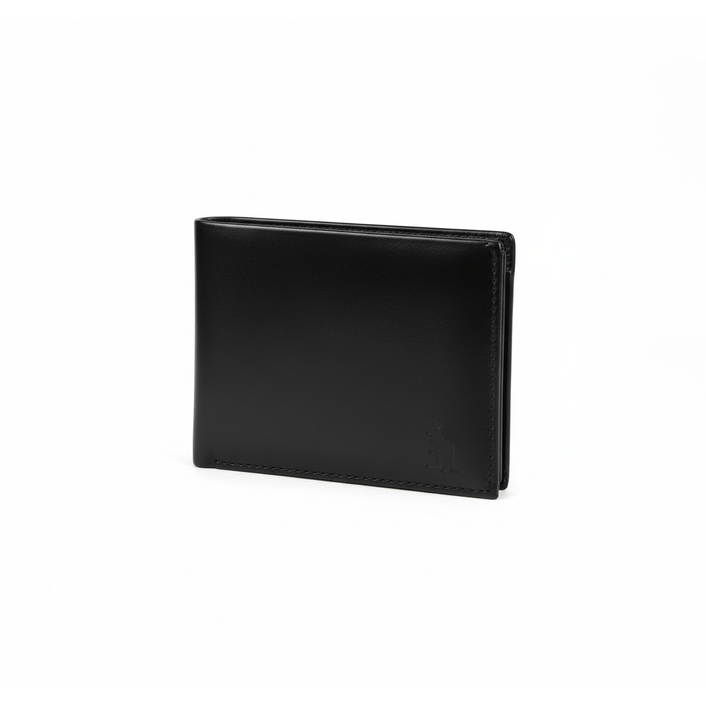 Carteira Couro 2 Partes - Preto