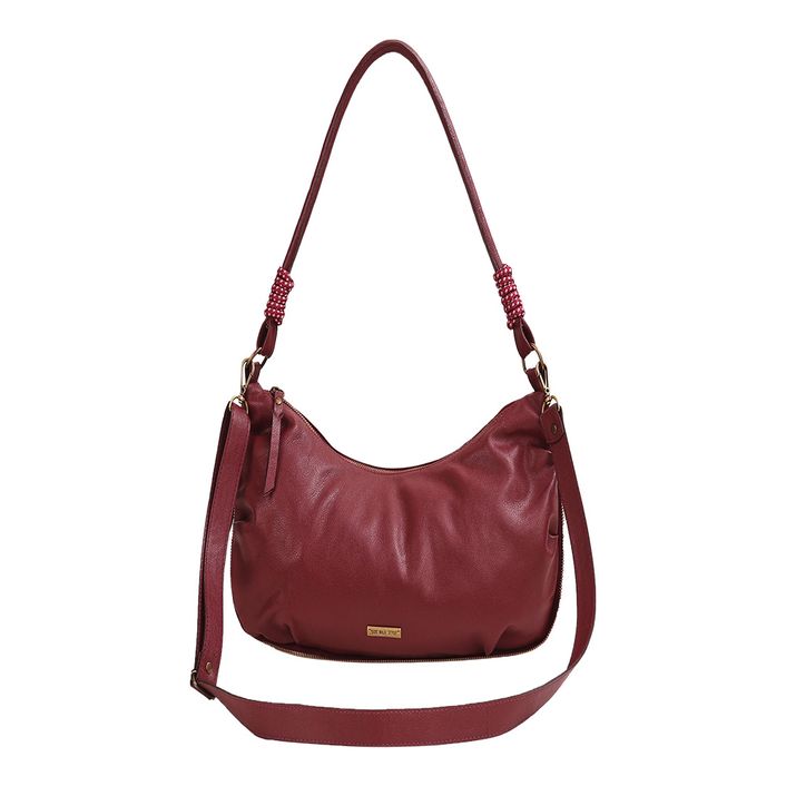 Bolsa Banana Ziper - Vinho