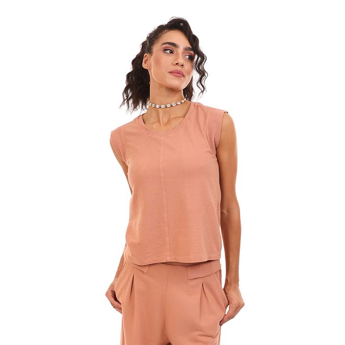 Regata Crepe Cava Rib - Capuccino