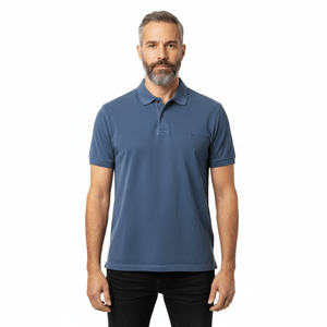 Polo Piquet - Azul Marinho