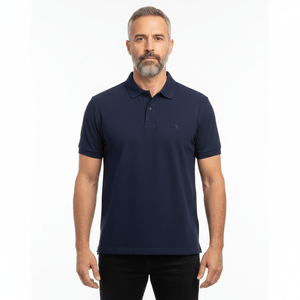Polo Petilio Invisivel - Azul Marinho