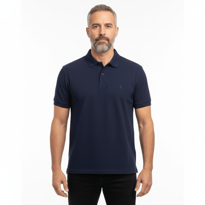 Polo Petilio Invisivel - Azul Marinho