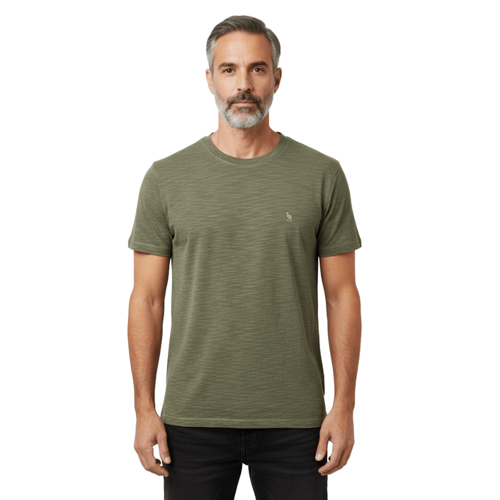 Camiseta Careca Flame Est - Verde Militar