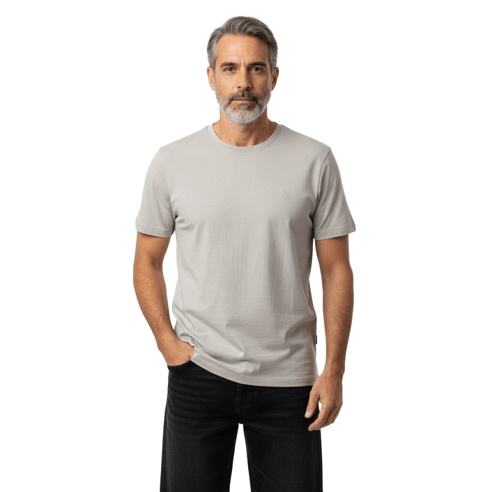 Básica Elastano - Cinza Claro