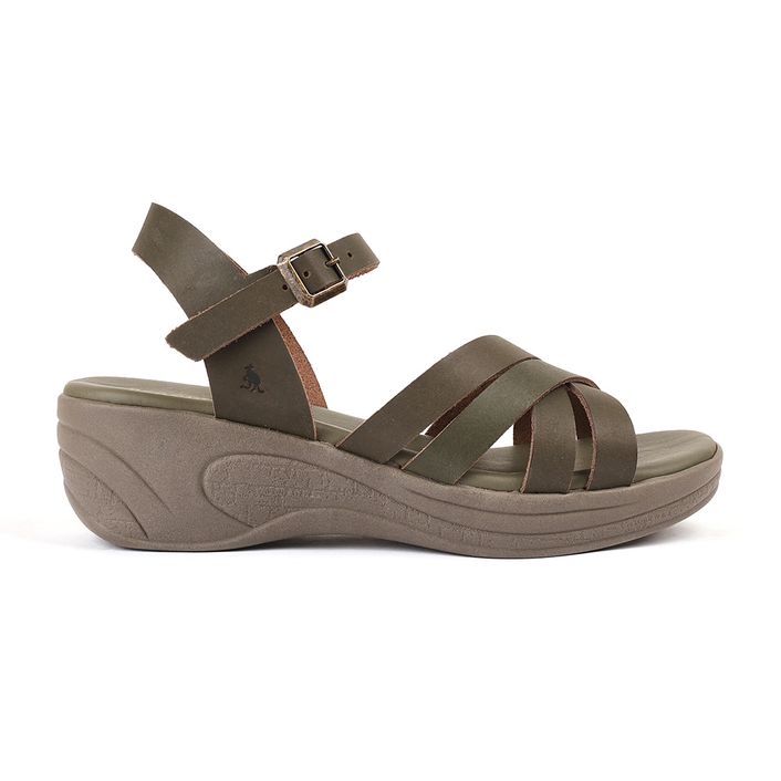 Sandalia New Vegetal Bela - Verde Oliva